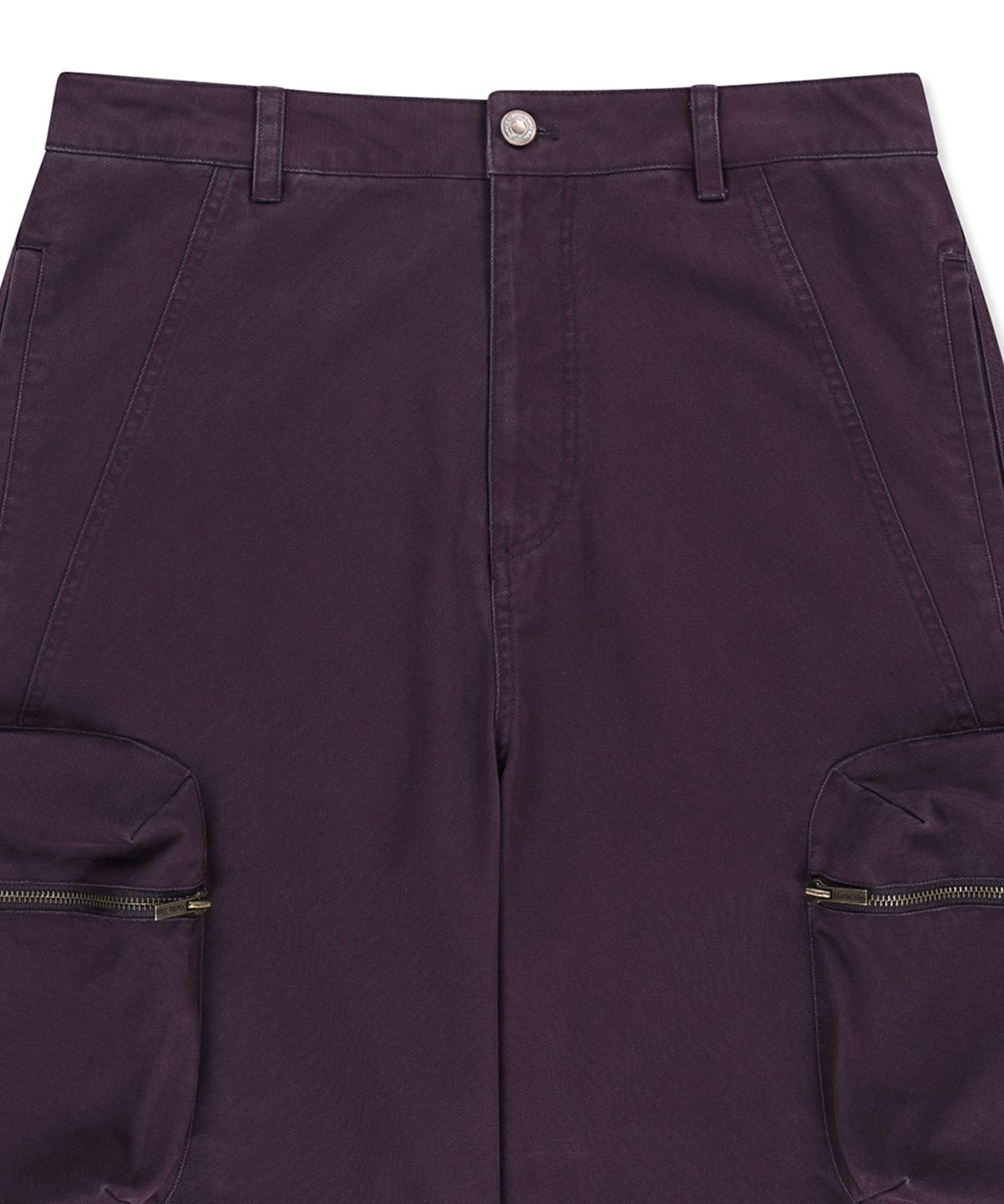 마뗑킴(MATIN KIM) VOLUME TUCK CARGO PANTS IN PURPLE