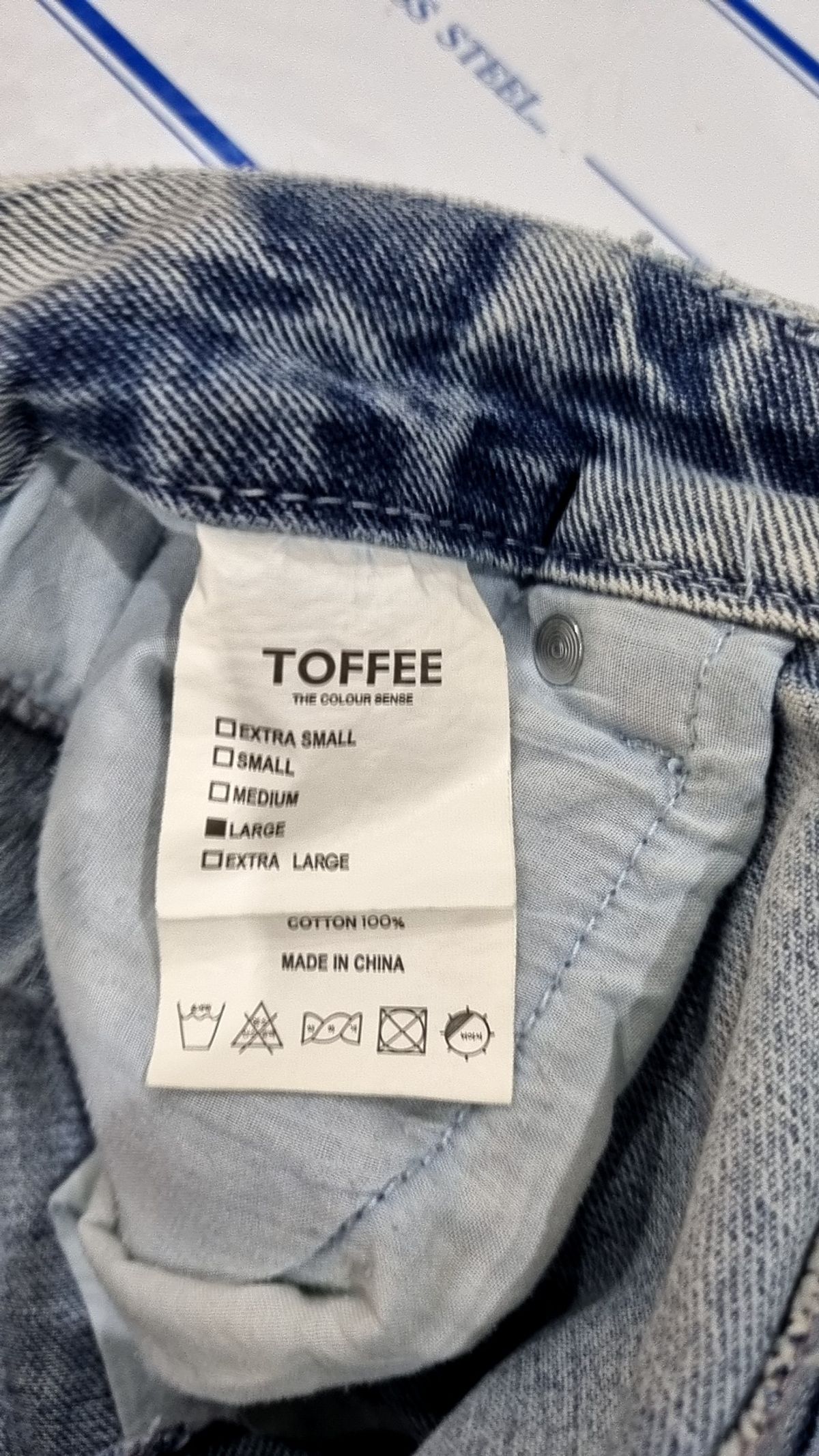 토피(TOFFEE) 청/데님 팬츠 L