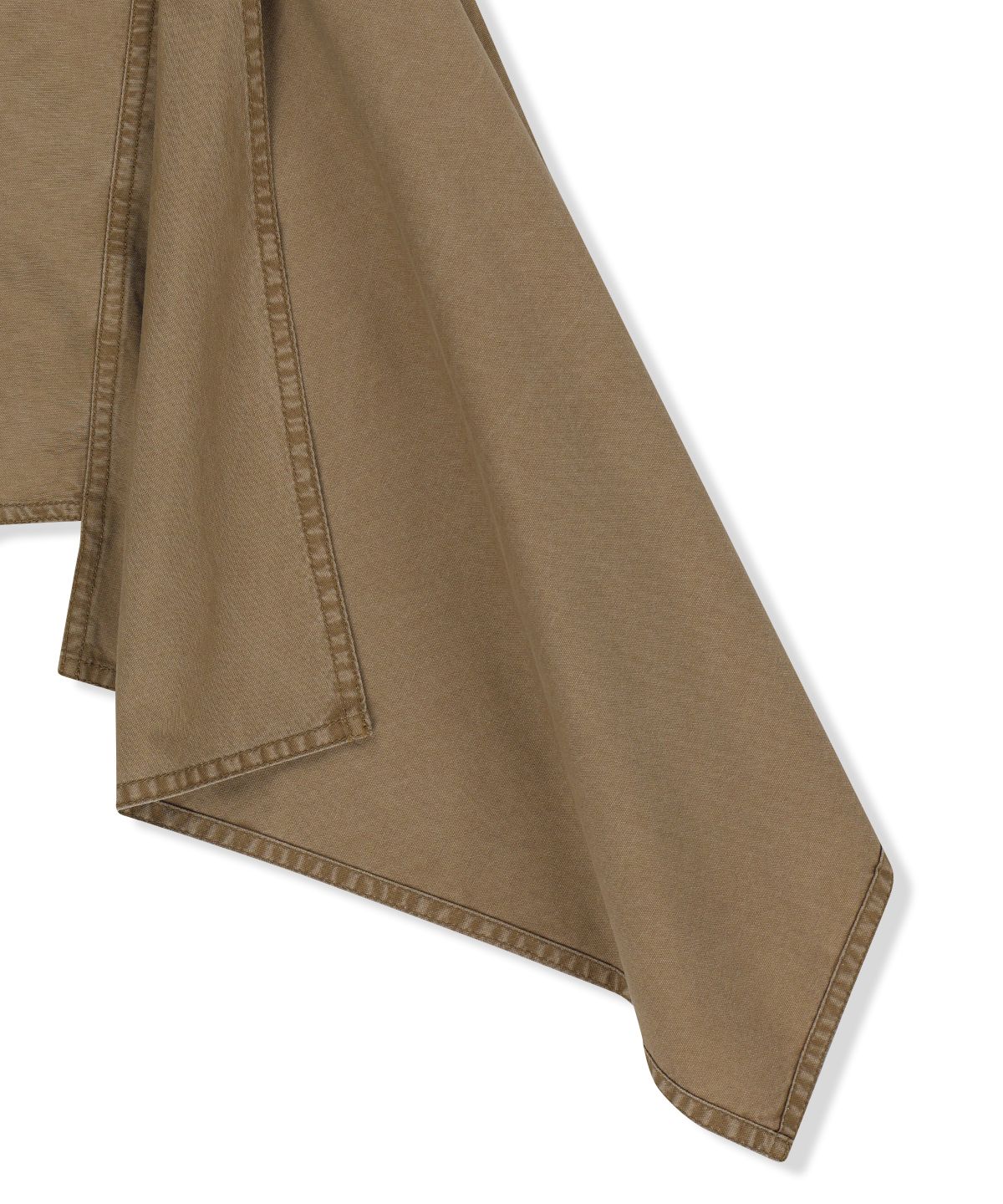 마뗑킴(MATIN KIM) BELTED LAYERED MINI SKIRT IN BEIGE