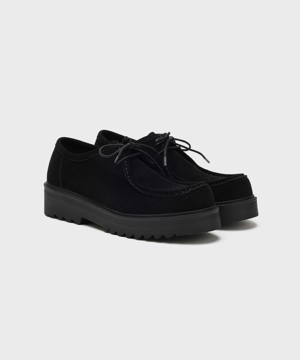 피렌체 아뜨리에(FIRENZE ATELIER) [SECOND.A] 스웨이드 5CM 모크슈즈 2NDF3300BS [BLACK]