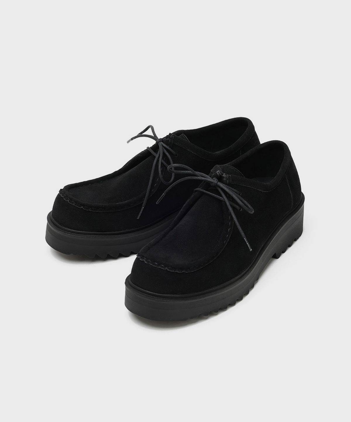 피렌체 아뜨리에(FIRENZE ATELIER) [SECOND.A] 스웨이드 5CM 모크슈즈 2NDF3300BS [BLACK]