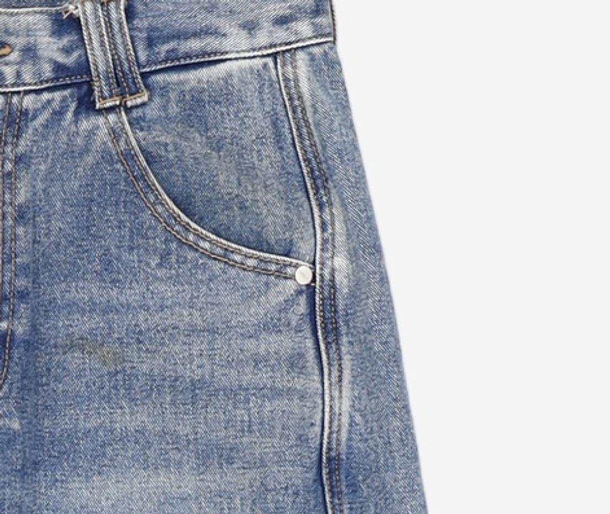 데케트(DECET) Curved Wide Jeans DCPT033Blue 28