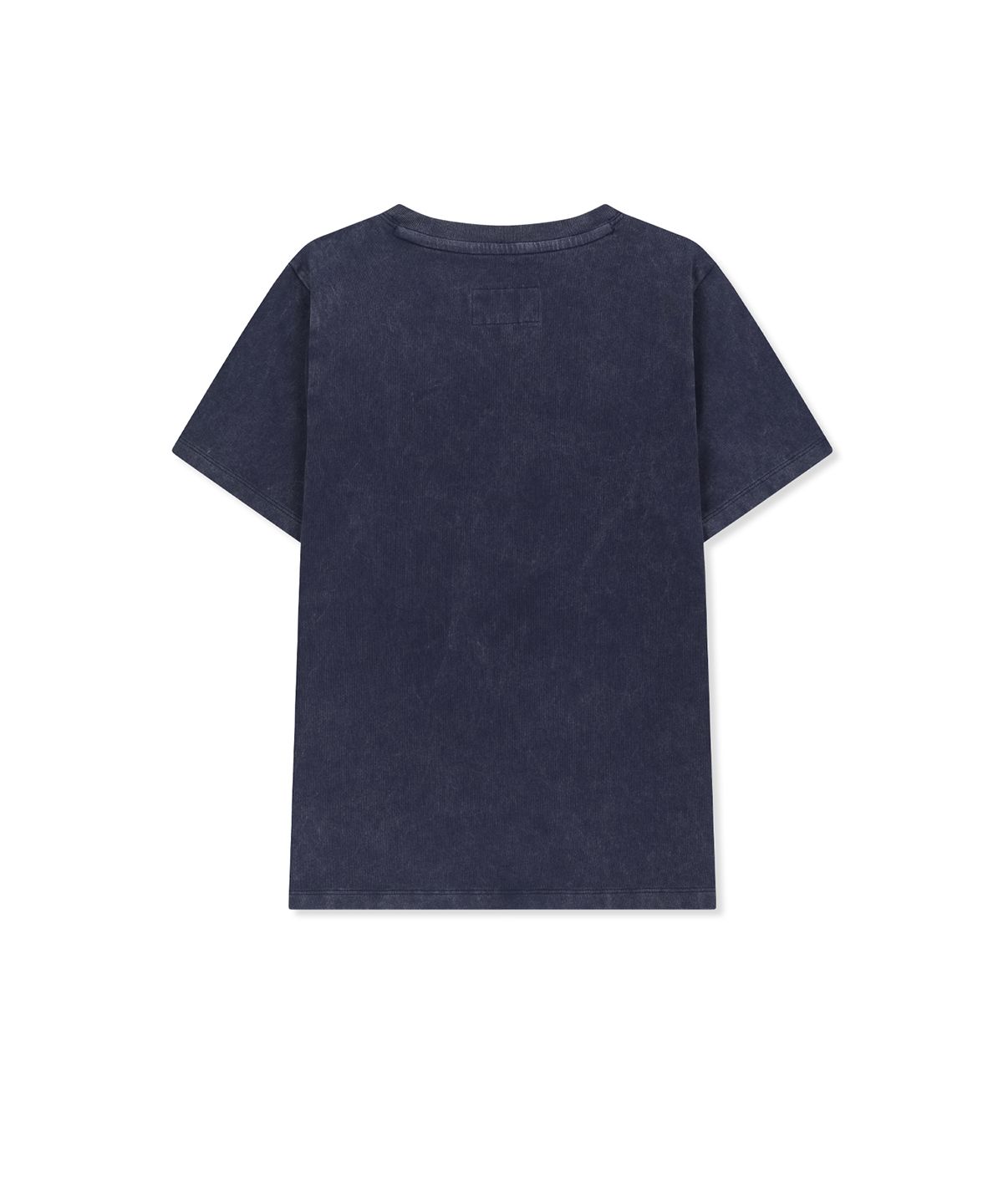 마뗑킴(MATIN KIM) ROUND LOGO GRAFFITI SLIM TOP IN NAVY