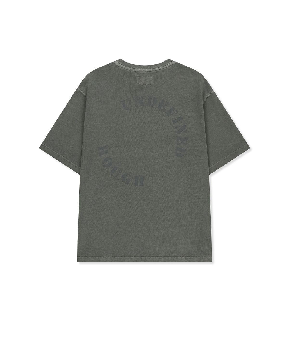 마뗑킴(MATIN KIM) VINTAGE WAHSHED OVERFIT TOP IN CHARCOAL