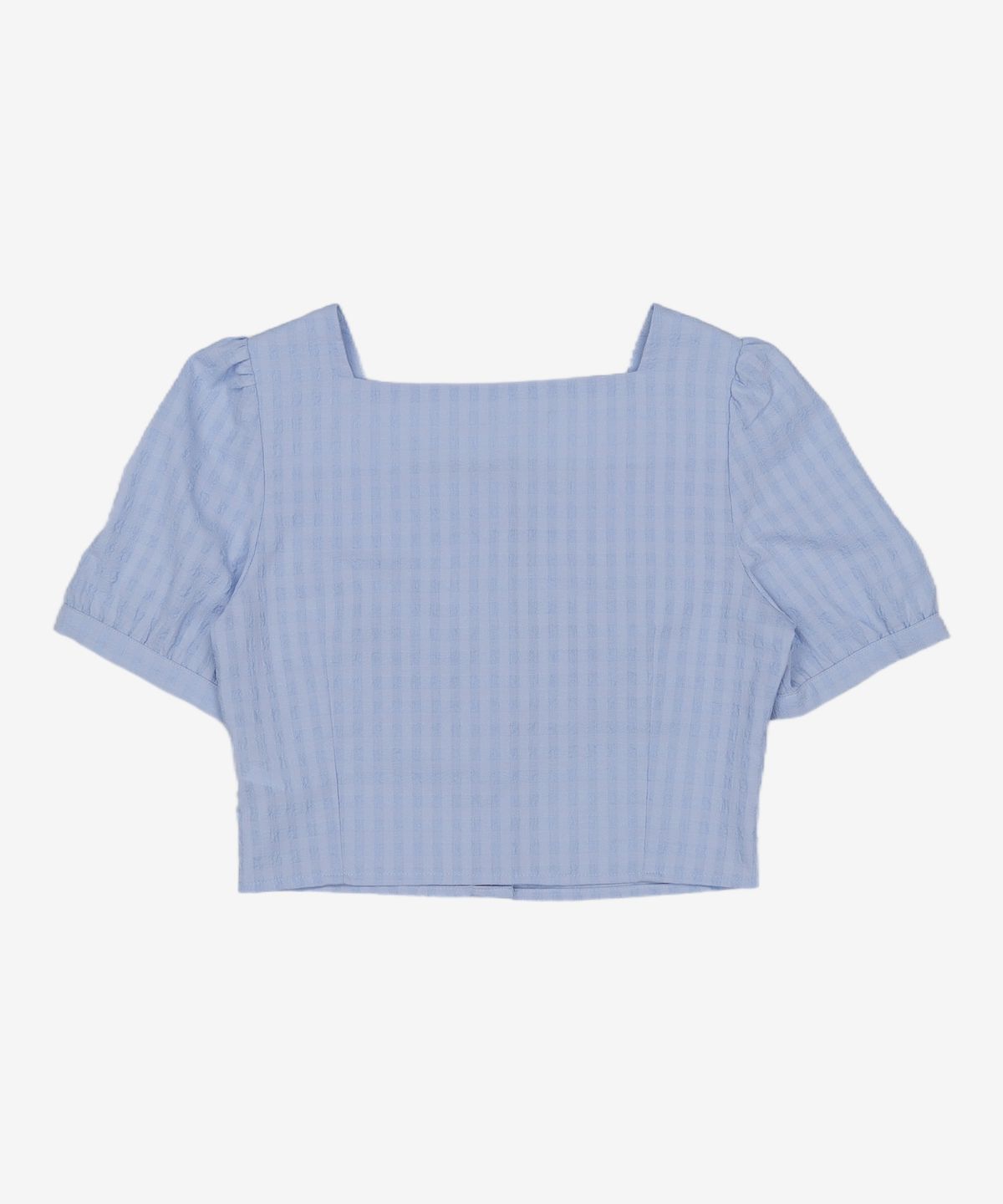 미쏘(MIXXO) [리오더]BLC423G 리오더 스퀘어넥 크롭 블라우스 MIWBWC52QG S
