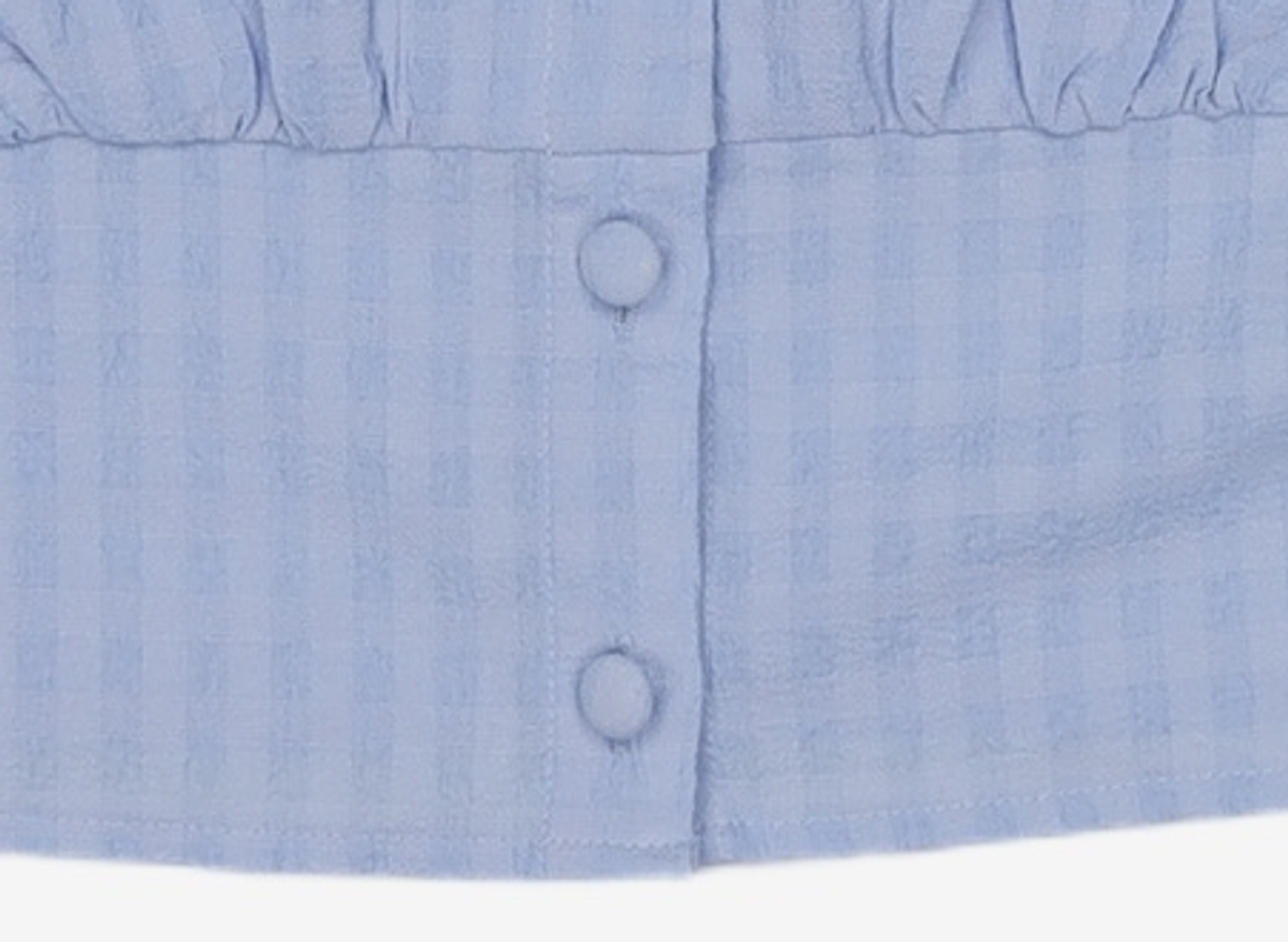 미쏘(MIXXO) [리오더]BLC423G 리오더 스퀘어넥 크롭 블라우스 MIWBWC52QG S