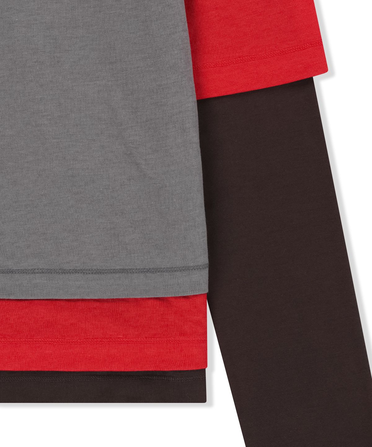 마뗑킴(MATIN KIM) TRIPLE LAYERED MULTI WAY TOP IN RED