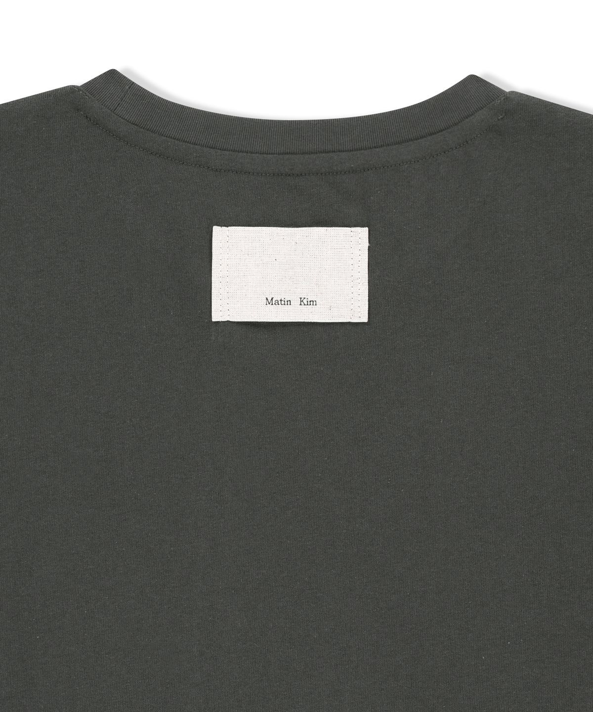 마뗑킴(MATIN KIM) GRAFFITI ARTWORK LAYERED TOP IN CHARCOAL