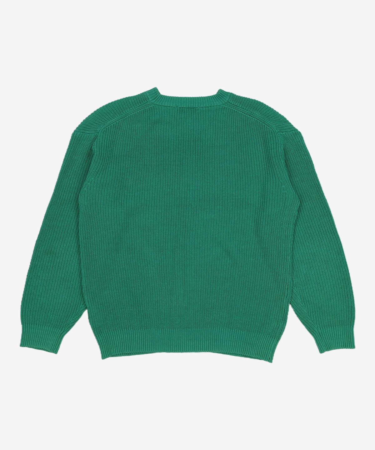 키뮤어(KIIMUIR) 22FW 워셔블 크루넥 니트_ 에메랄드 그린 M