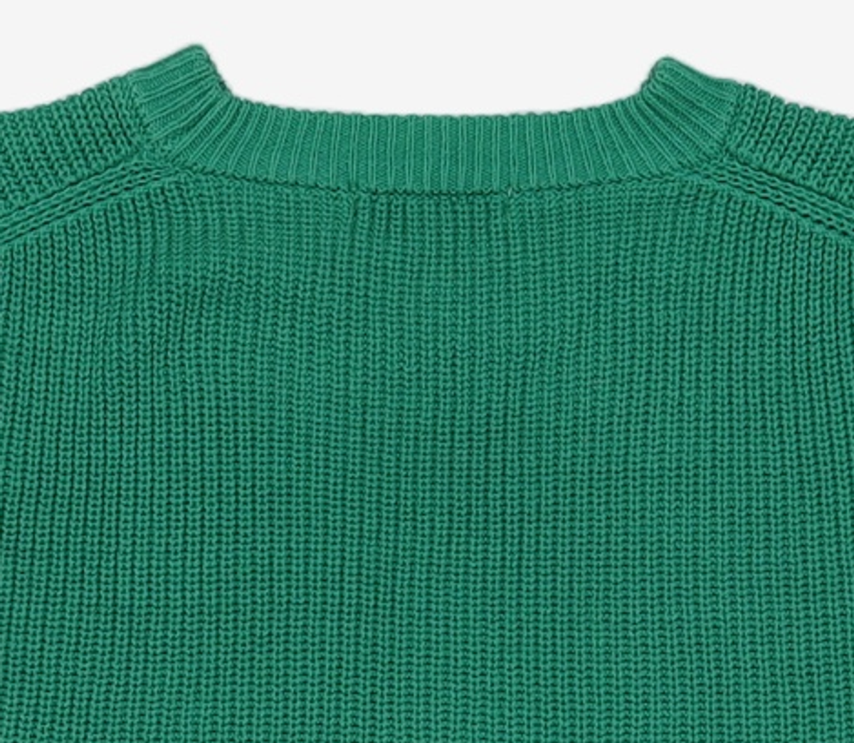 키뮤어(KIIMUIR) 22FW 워셔블 크루넥 니트_ 에메랄드 그린 M