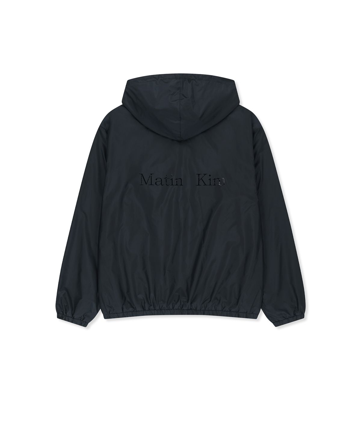 마뗑킴(MATIN KIM) DOUBLE FACE HOODY ZIP UP IN NAVY