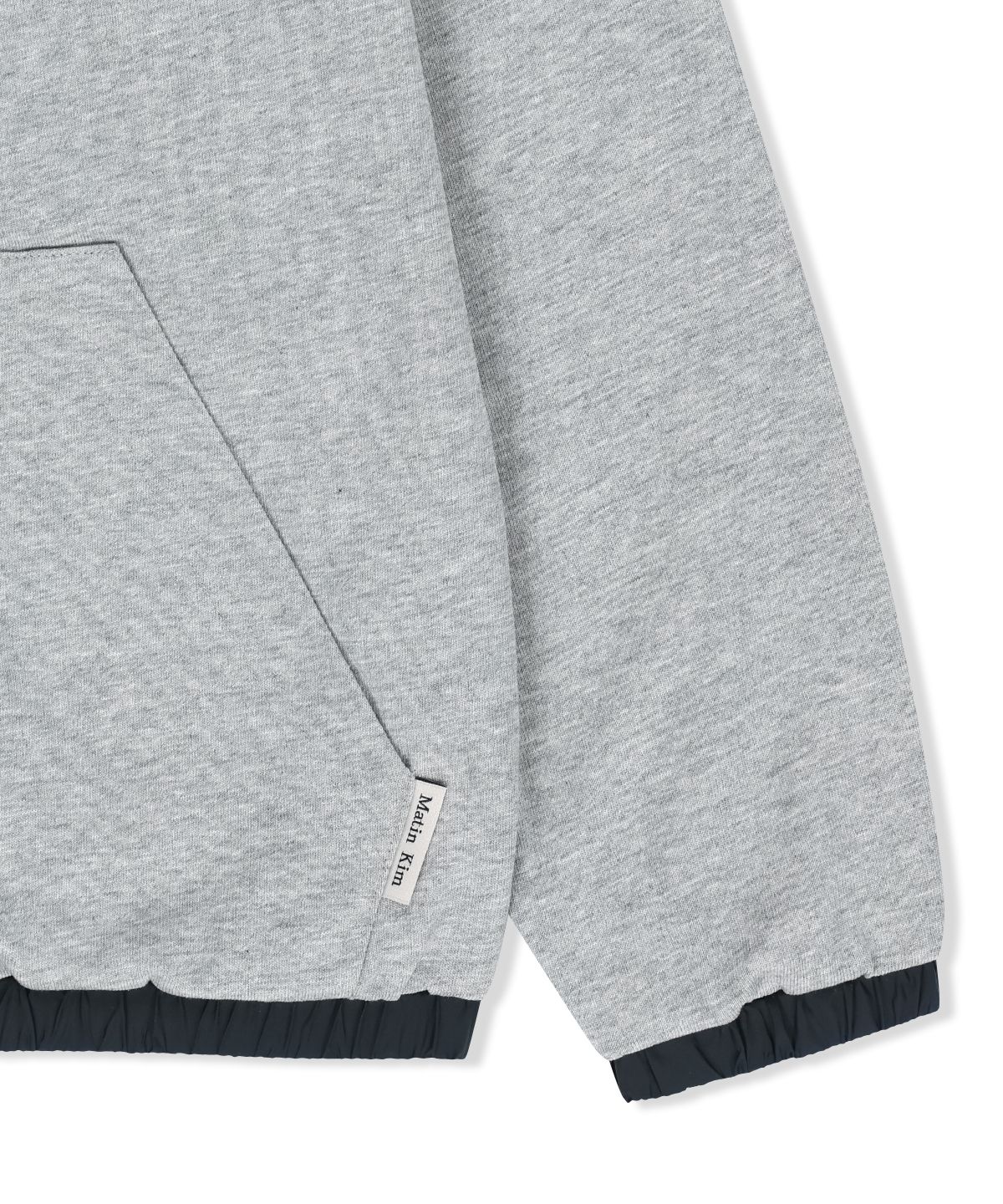 마뗑킴(MATIN KIM) DOUBLE FACE HOODY ZIP UP IN NAVY