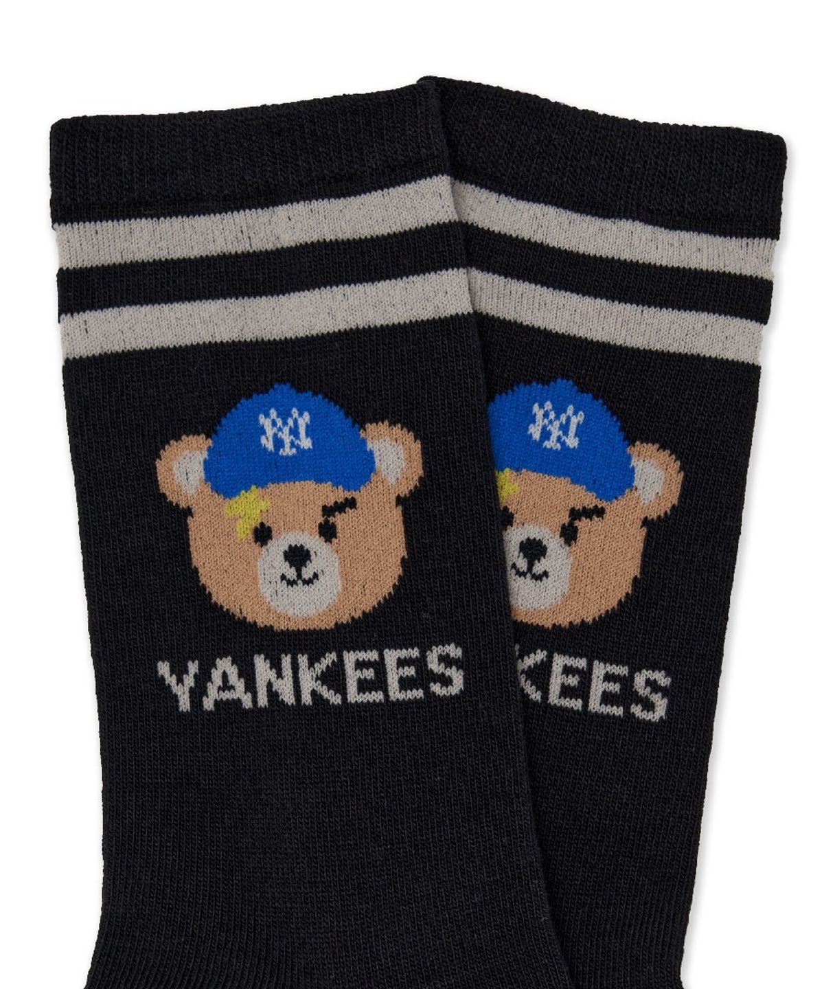 엠엘비 키즈(MLB KIDS) 메가베어 프렌즈 크루 양말 NY (Black)