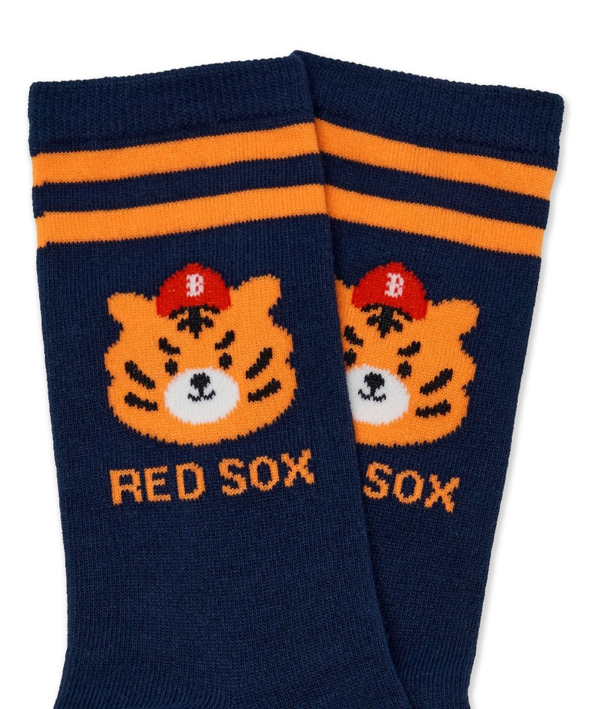 엠엘비 키즈(MLB KIDS) 메가베어 프렌즈 크루 양말 BOS (Navy)
