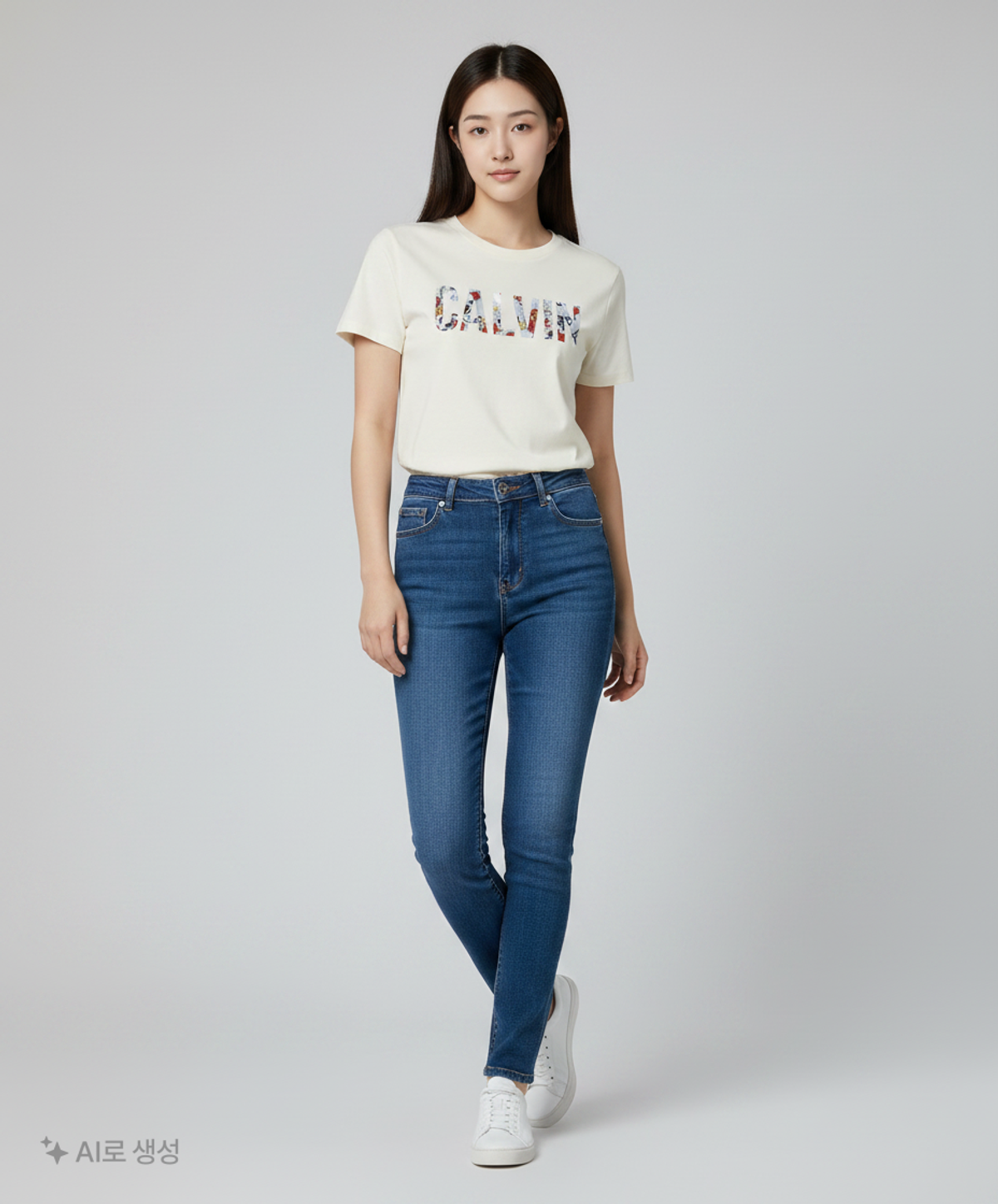 캘빈클라인 진(CALVIN KLEIN JEANS) 반소매 티셔츠 XS