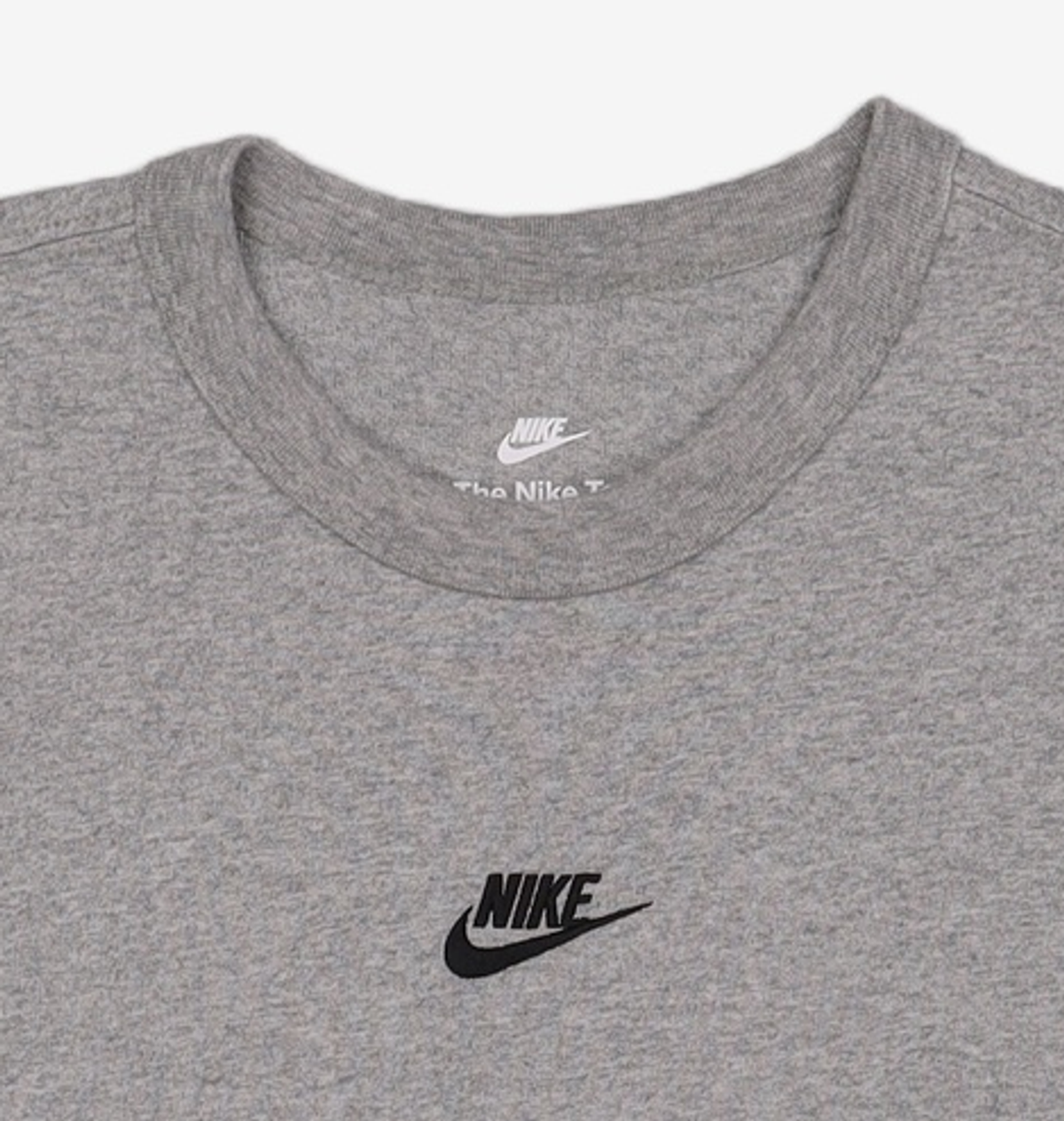 나이키(NIKE) 스포츠웨어 프리미엄 에센셜 티셔츠 M - 다크 그레이 헤더 / DO7393-063 S