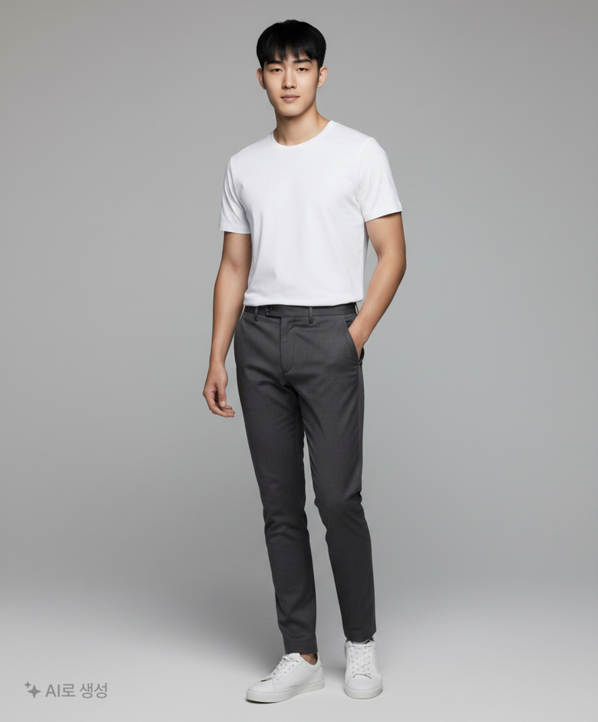 무신사 스탠다드(MUSINSA STANDARD) 레이어드 크루 넥 티셔츠_일반 기장 2팩 [화이트/화이트] XS