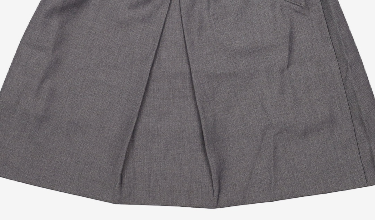 뚜오미오(TUOMIO) APRON-LIKE MINI DRESS [CHARCOAL] S