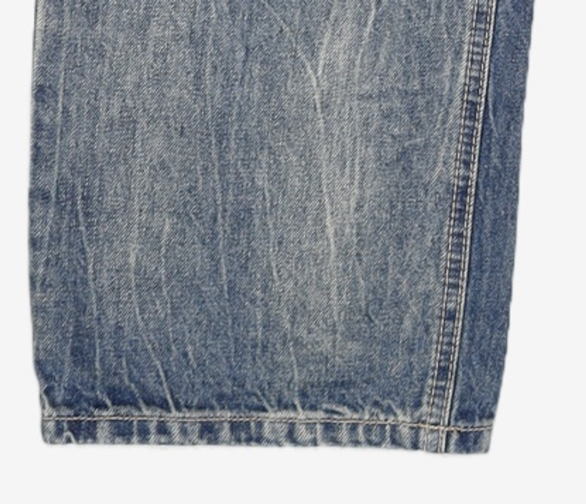 마틴플랜(MARTIN PLAN) Cut Out Straight Jeans - BLUE M