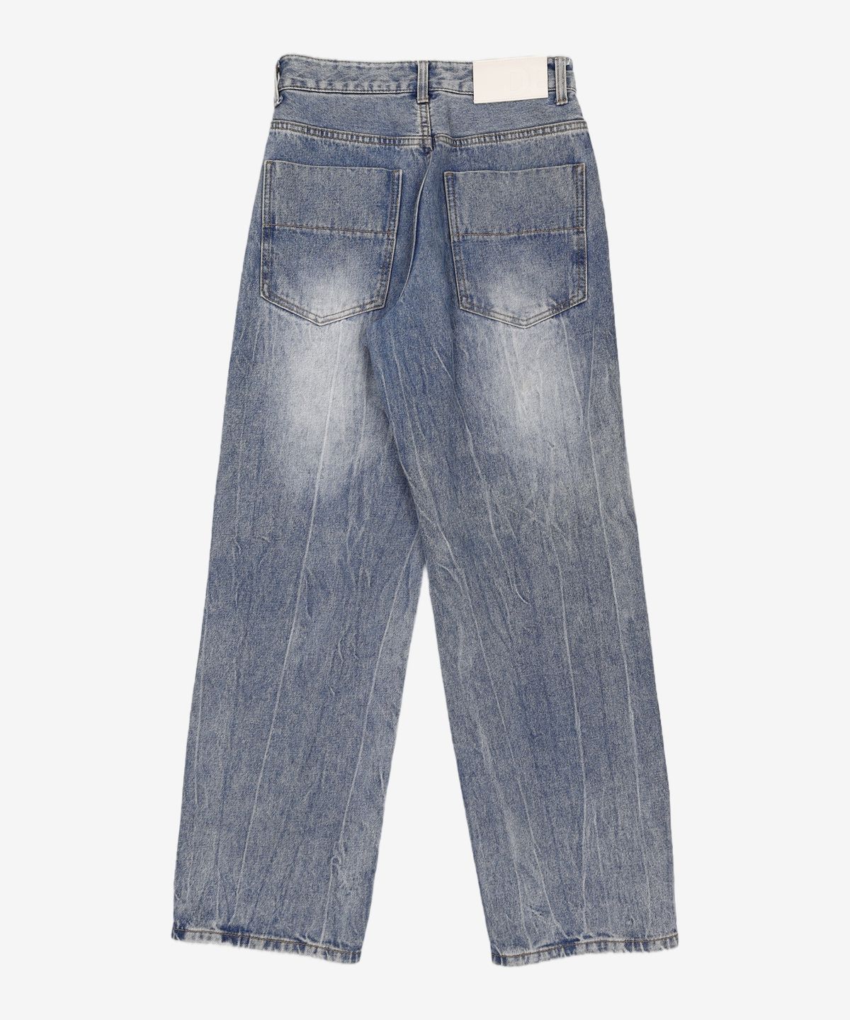 데케트(DECET) Mid Rise Wide Jeans DCPT027BlueCenter 26