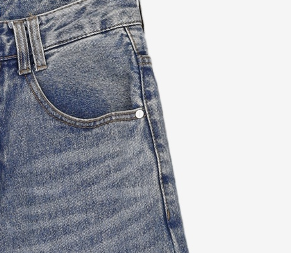 데케트(DECET) Mid Rise Wide Jeans DCPT027BlueCenter 26