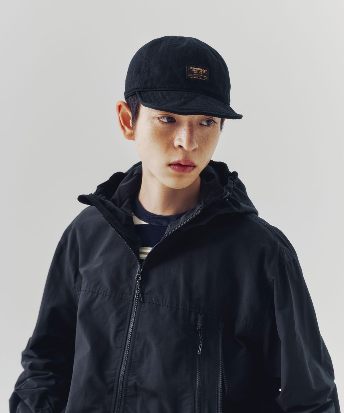 에스피오나지(ESPIONAGE) Even A3 Mechanic Cap Black