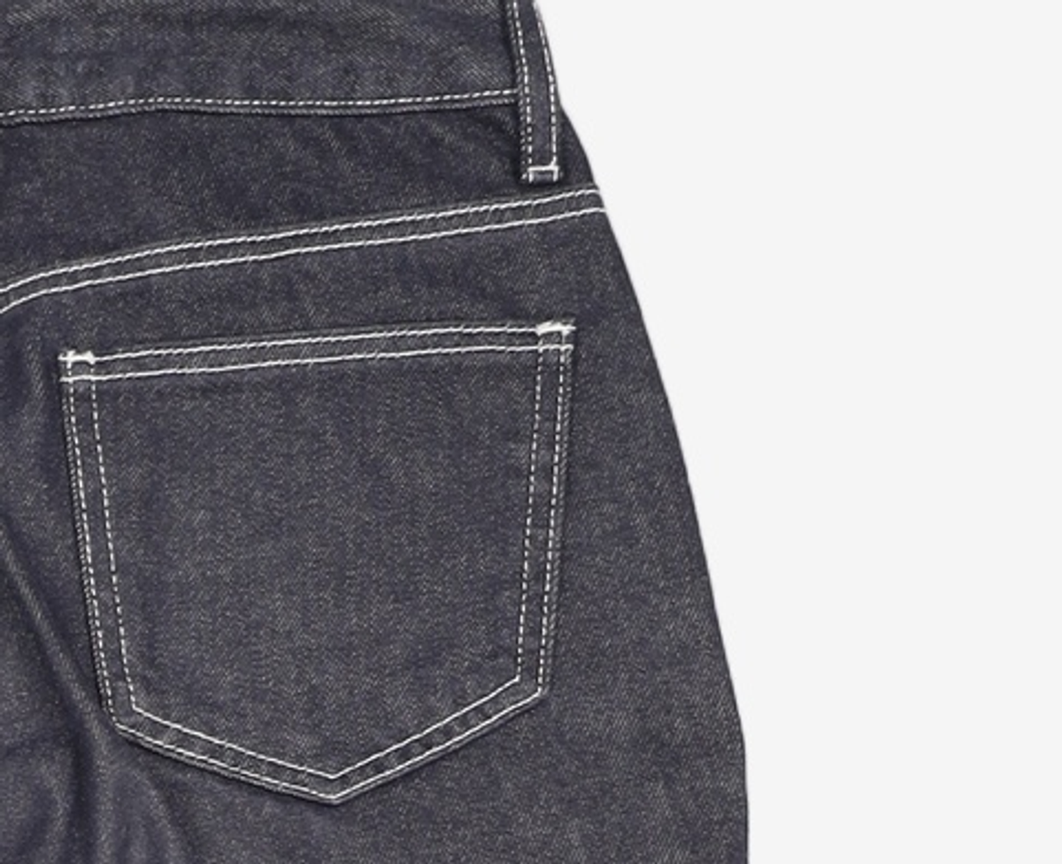 미쏘(MIXXO) 논페이드 데님 슬랙스_MIWTJD923J 28
