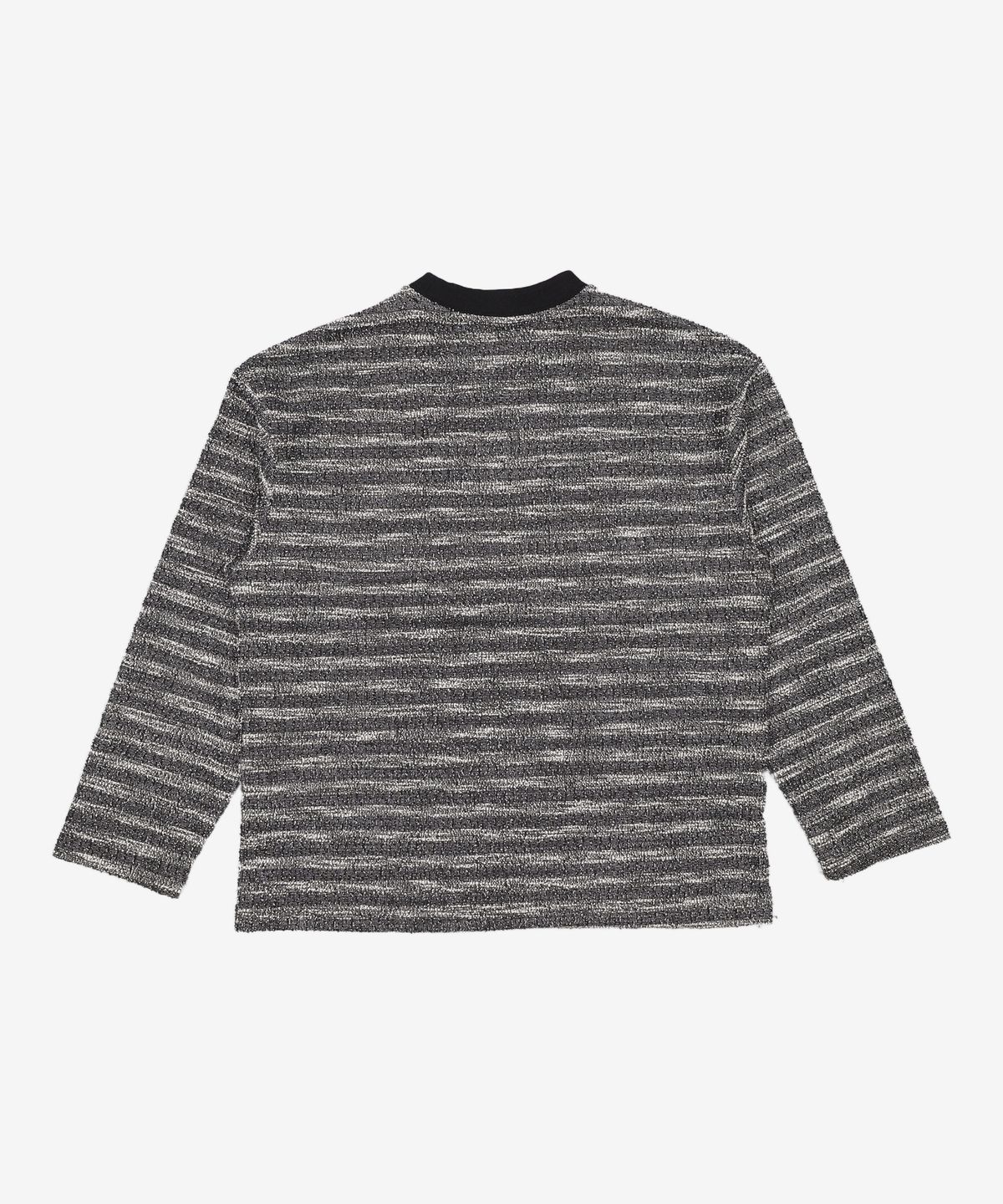 메종미네드(MAISON MINED) MIXED BOUCLE KNIT LONG SLEEVE BLACK M