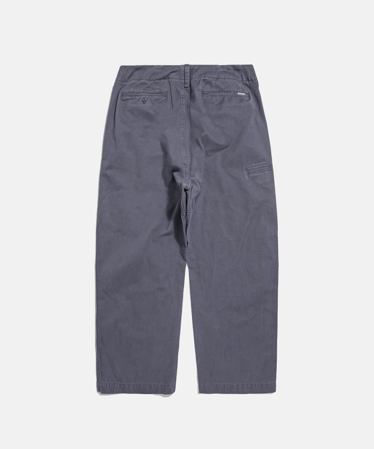 에스피오나지(ESPIONAGE) Wide Officer Pants Slate