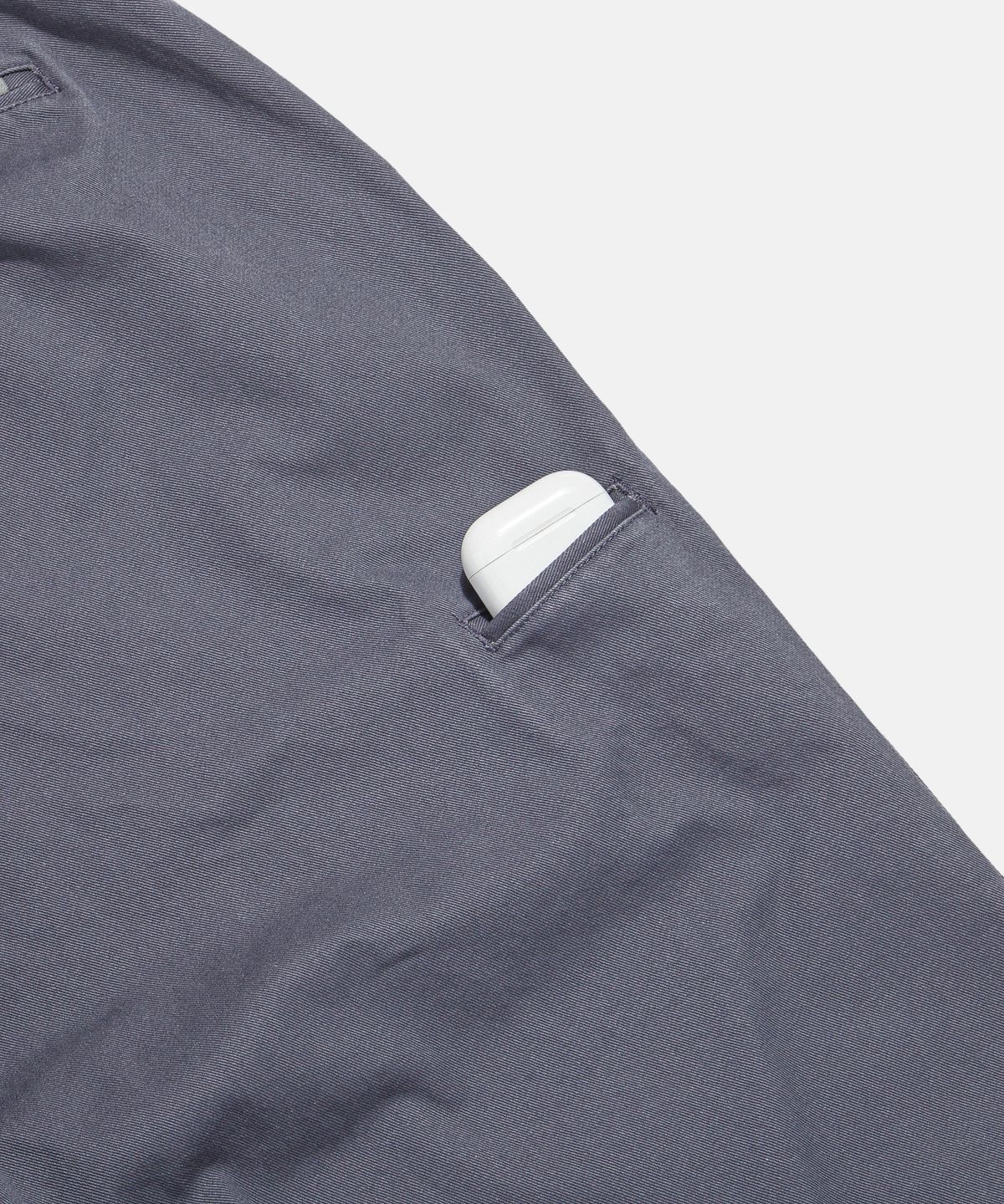에스피오나지(ESPIONAGE) Wide Officer Pants Slate