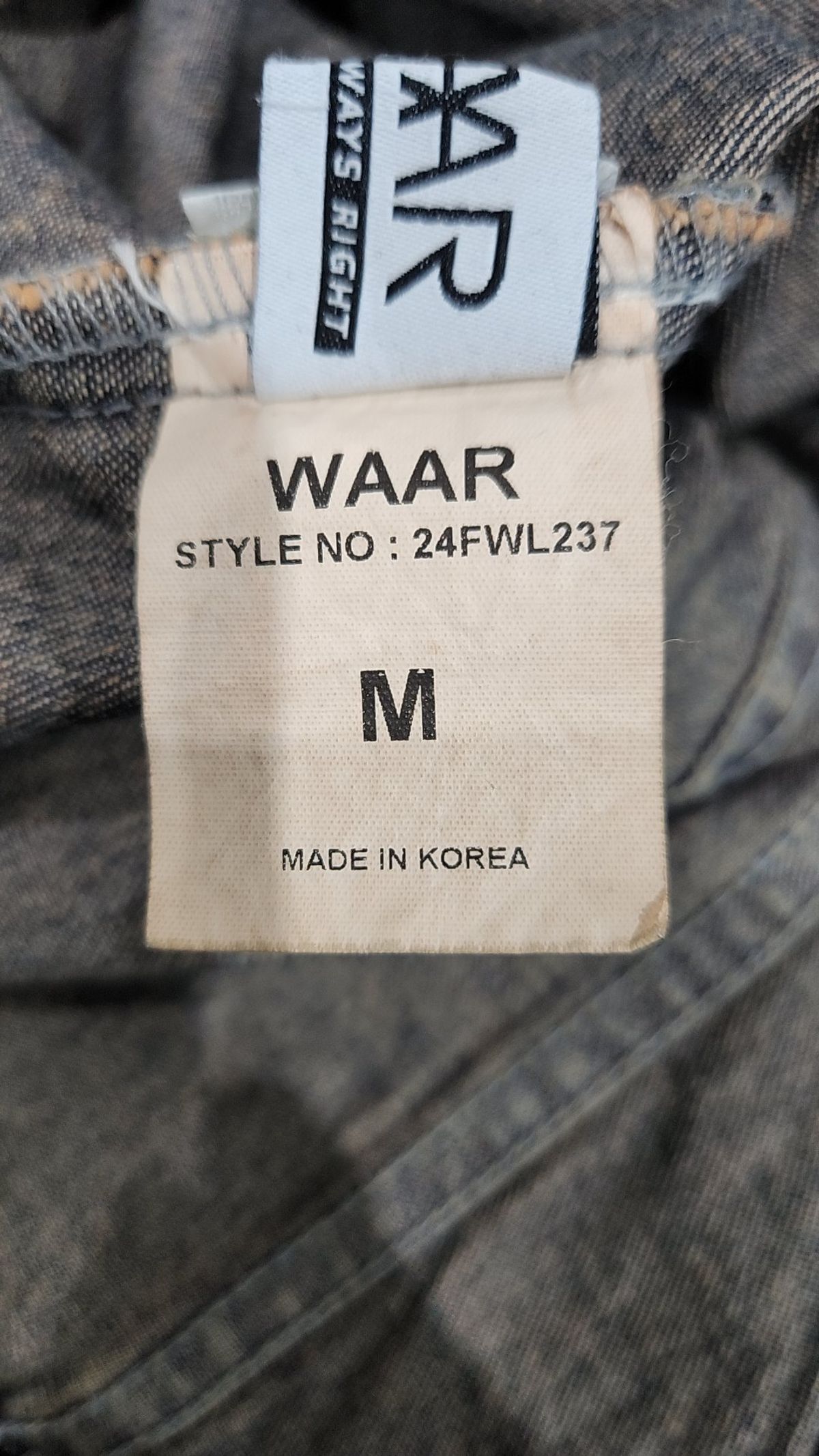 와르(WAAR) 캐주얼 셔츠 M