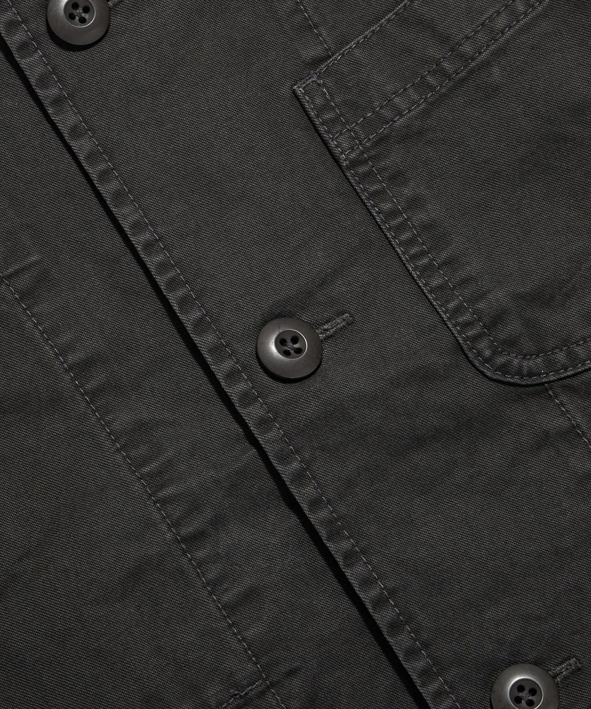 에스피오나지(ESPIONAGE) French Wide Work Jacket (Moleskin) Dark Grey