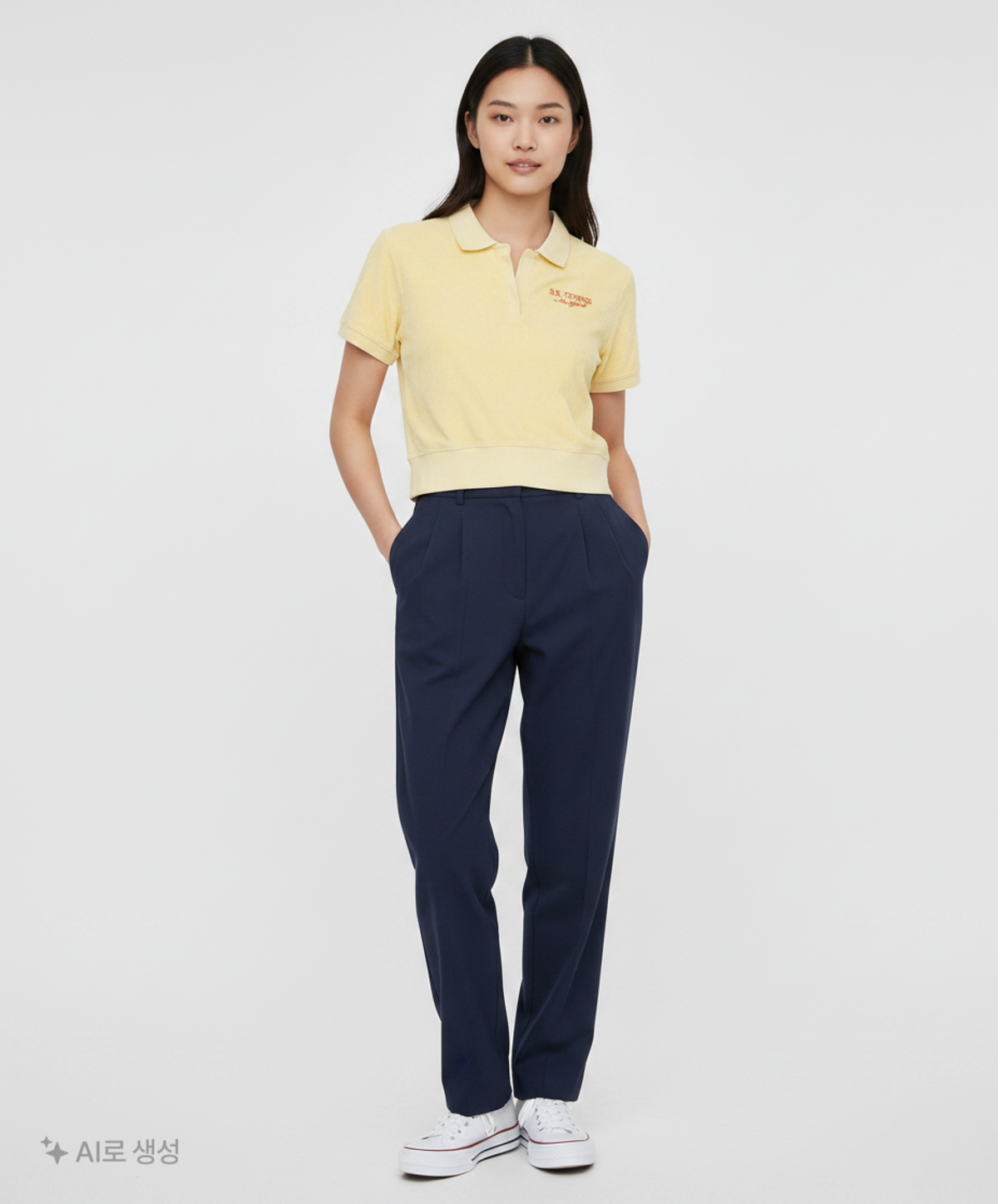 스포티앤리치(SPORTY&RICH) 피케/카라 티셔츠 S