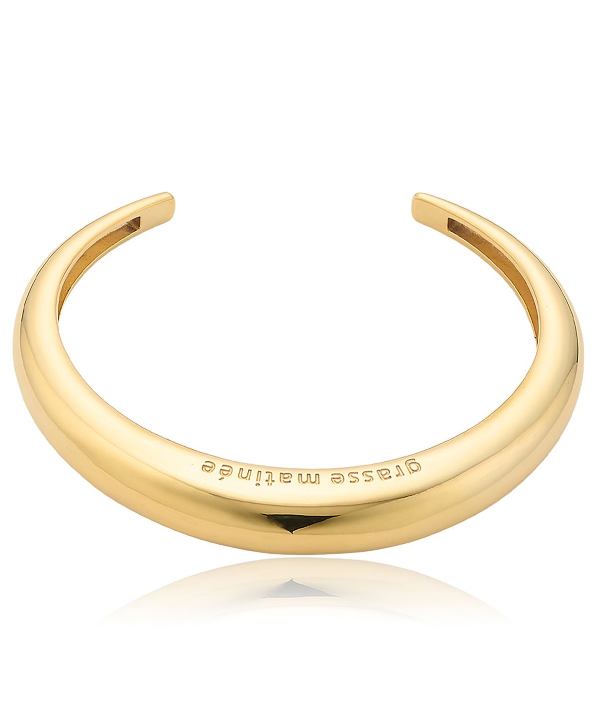 그라스마티네(GRASSE MATINEE) Slim DomeCuff Bracelet Gold