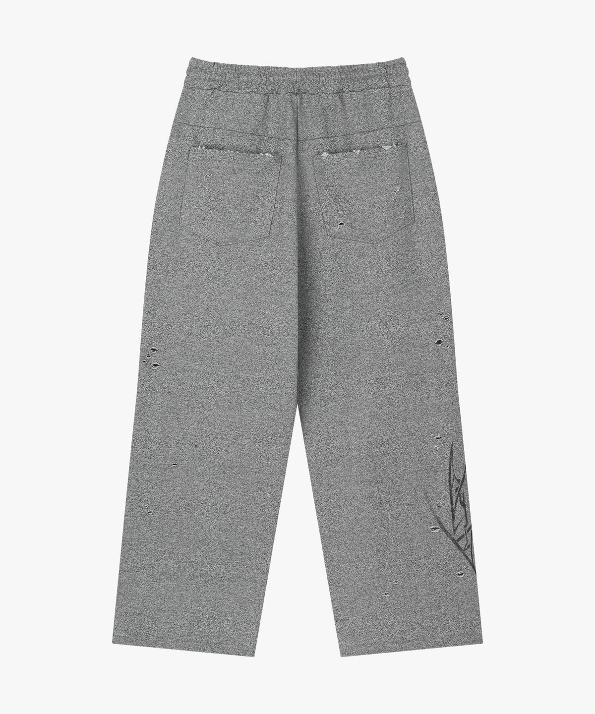 엔드릭스(EDLIX) Surge Syro Pierced Sweatpants (Heather Gray)