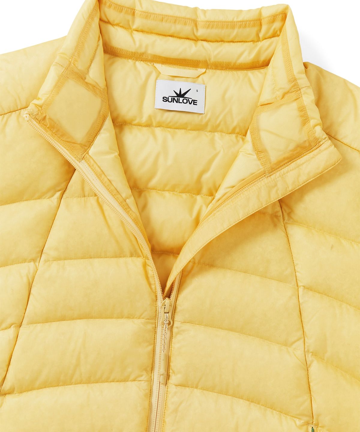 썬러브투어(SUNLOVETOUR) Fly Light Down Jacket Light Yellow