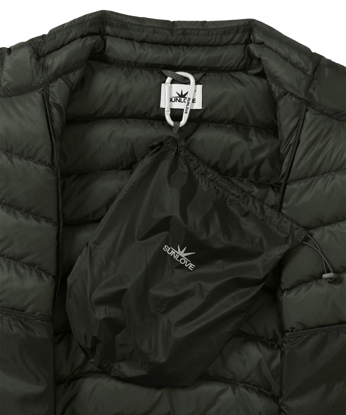 썬러브투어(SUNLOVETOUR) Fly Light Down Jacket Olive Green
