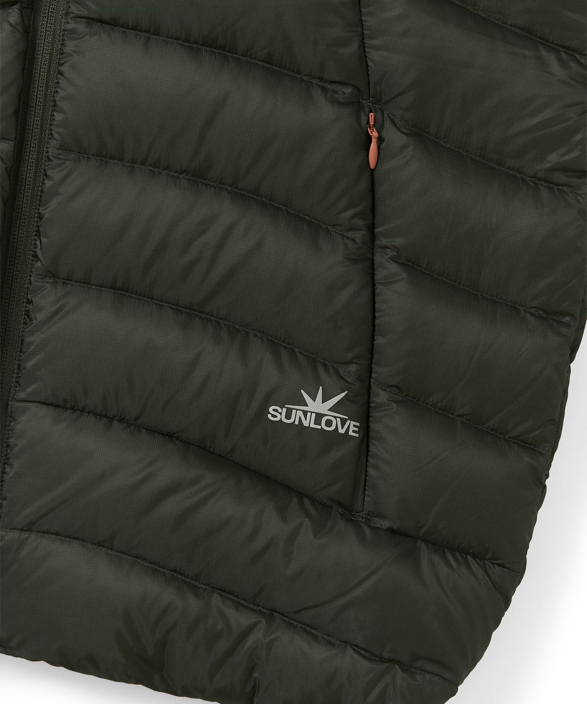 썬러브투어(SUNLOVETOUR) Fly Light Down Jacket Olive Green