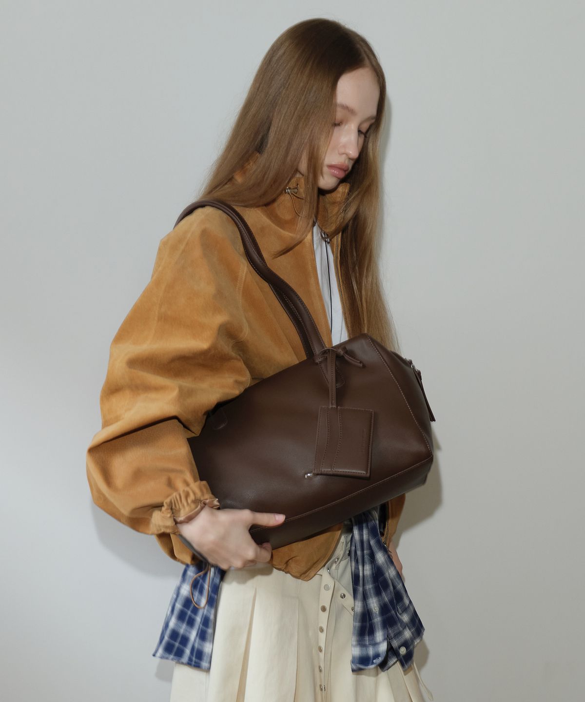 질바이질스튜어트(JILL BY JILLSTUART) [미아] 소프트 폴딩 숄더백 - 2colors