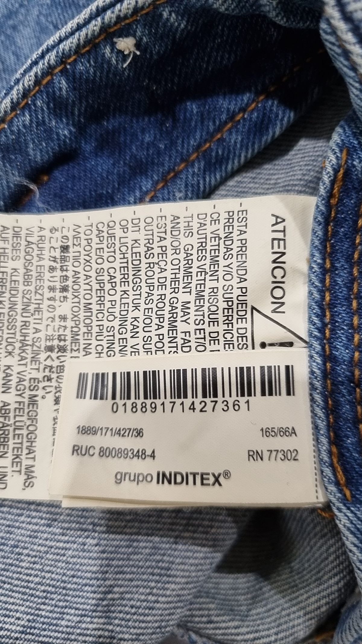자라(ZARA) 청/데님 팬츠 36