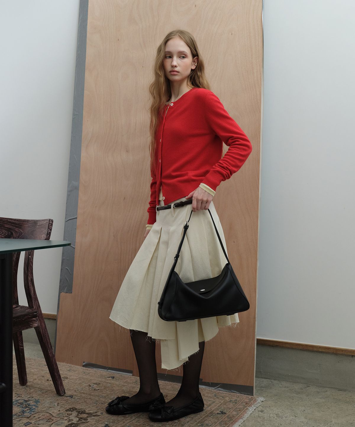 질바이질스튜어트(JILL BY JILLSTUART) [리오르] 플랩 폴딩 호보 숄더백