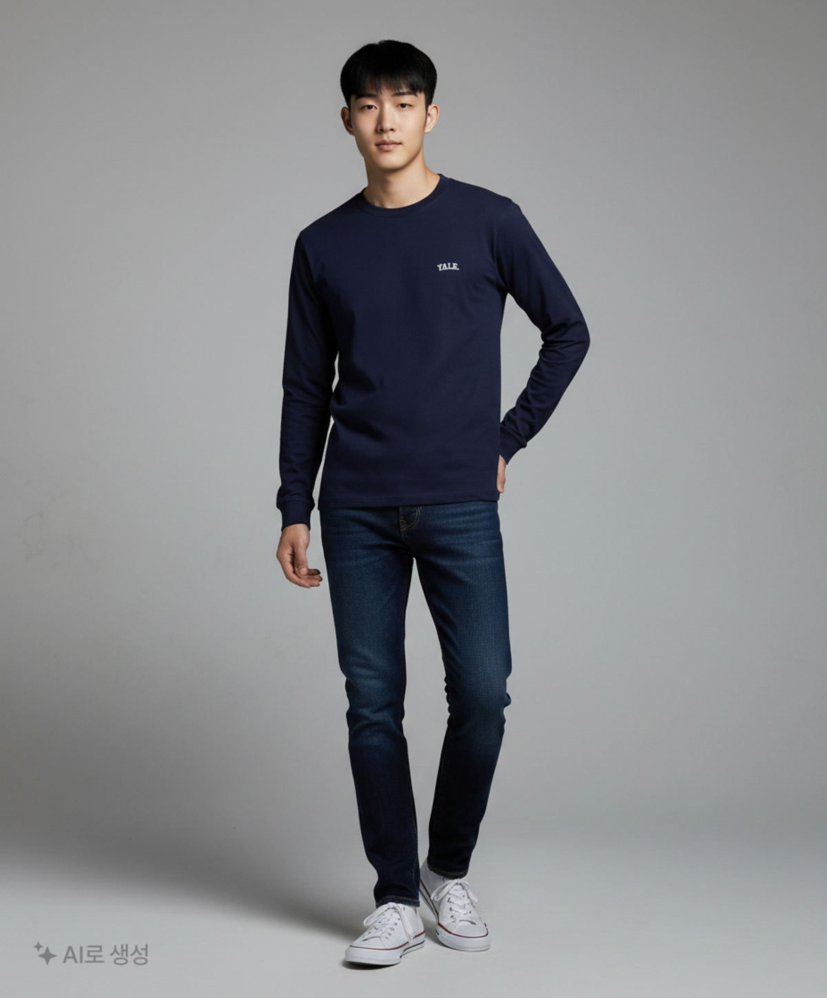 예일(YALE) 긴소매 티셔츠 L