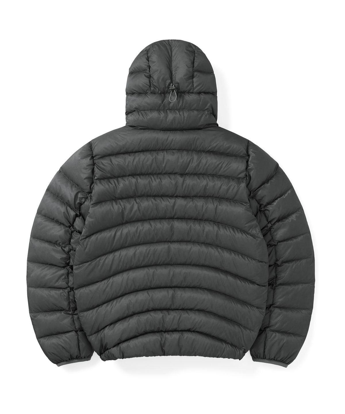 썬러브투어(SUNLOVETOUR) Hooded Fly Light Down Jacket Dark Grey
