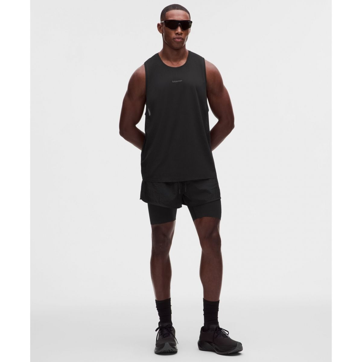 룰루레몬(LULULEMON) 패스트 앤 프리 하프 타이츠 8inch *업데이트 디자인  BLK BLK