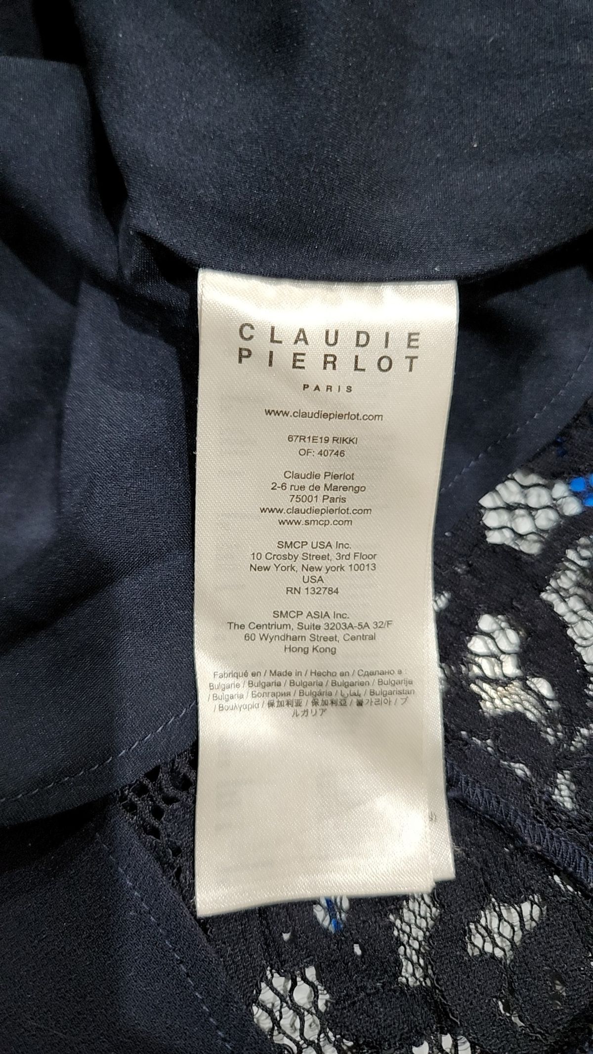 끌로디피에로(CLAUDIE PIERLOT) 미니 원피스 36