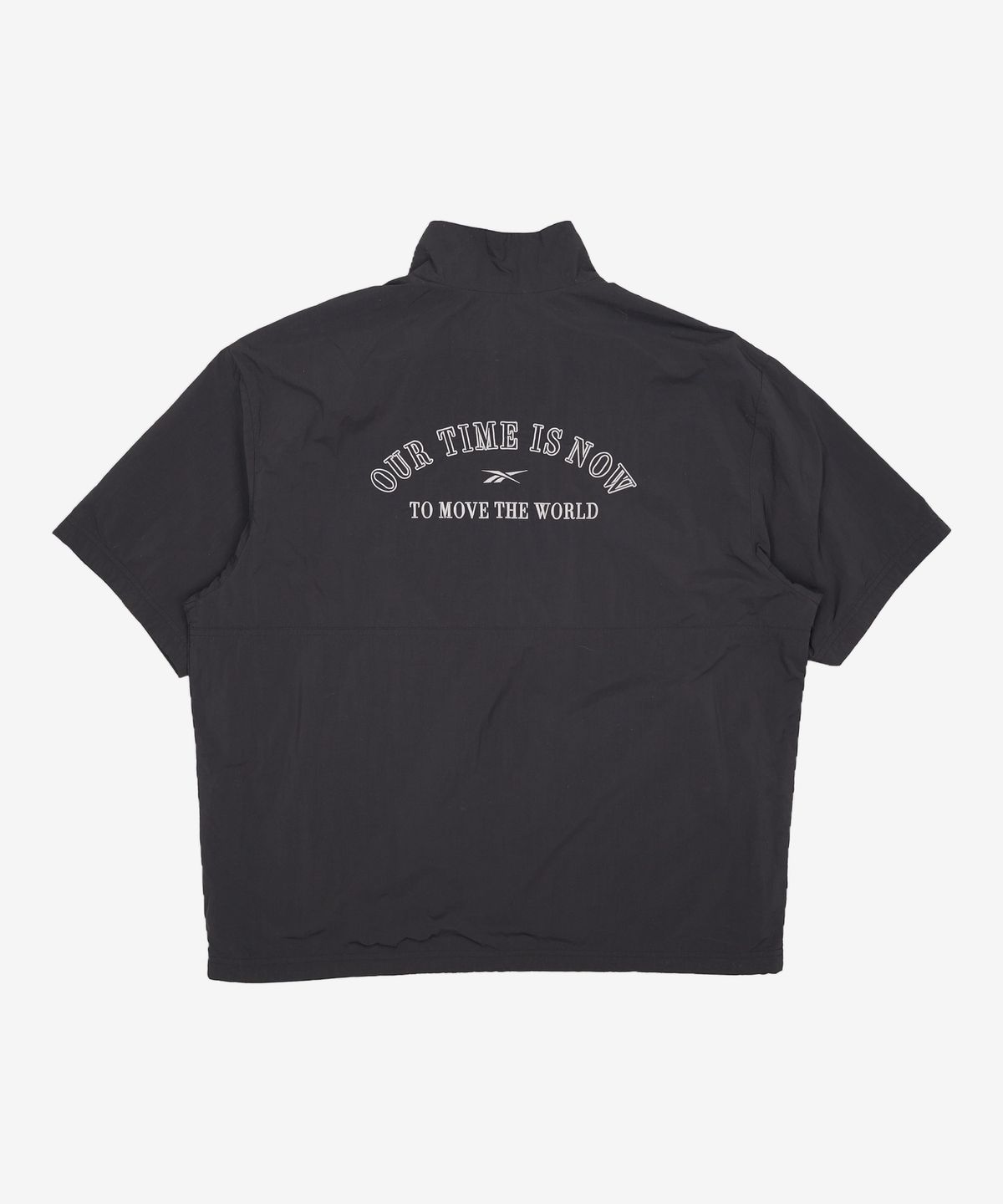리복(REEBOK) 프라이머리 우븐 반팔 아노락 - 블랙 105