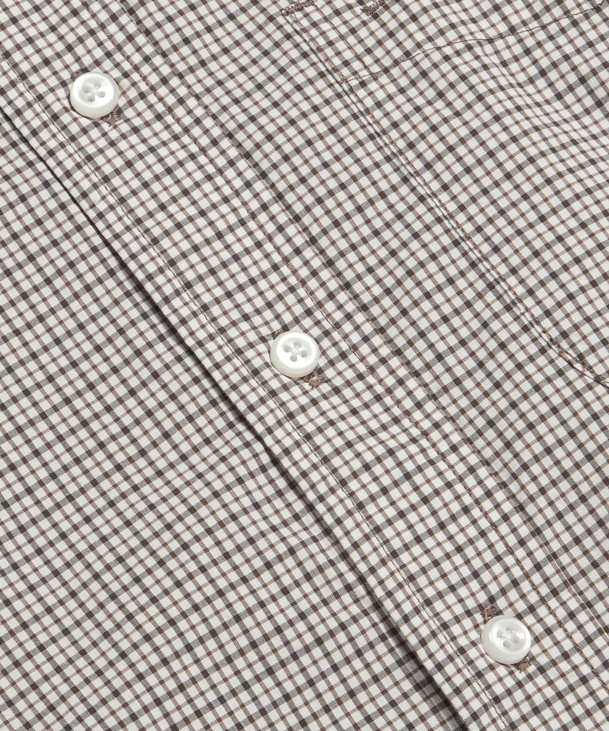에스피오나지(ESPIONAGE) Multi Check Comfort Shirt Ivory
