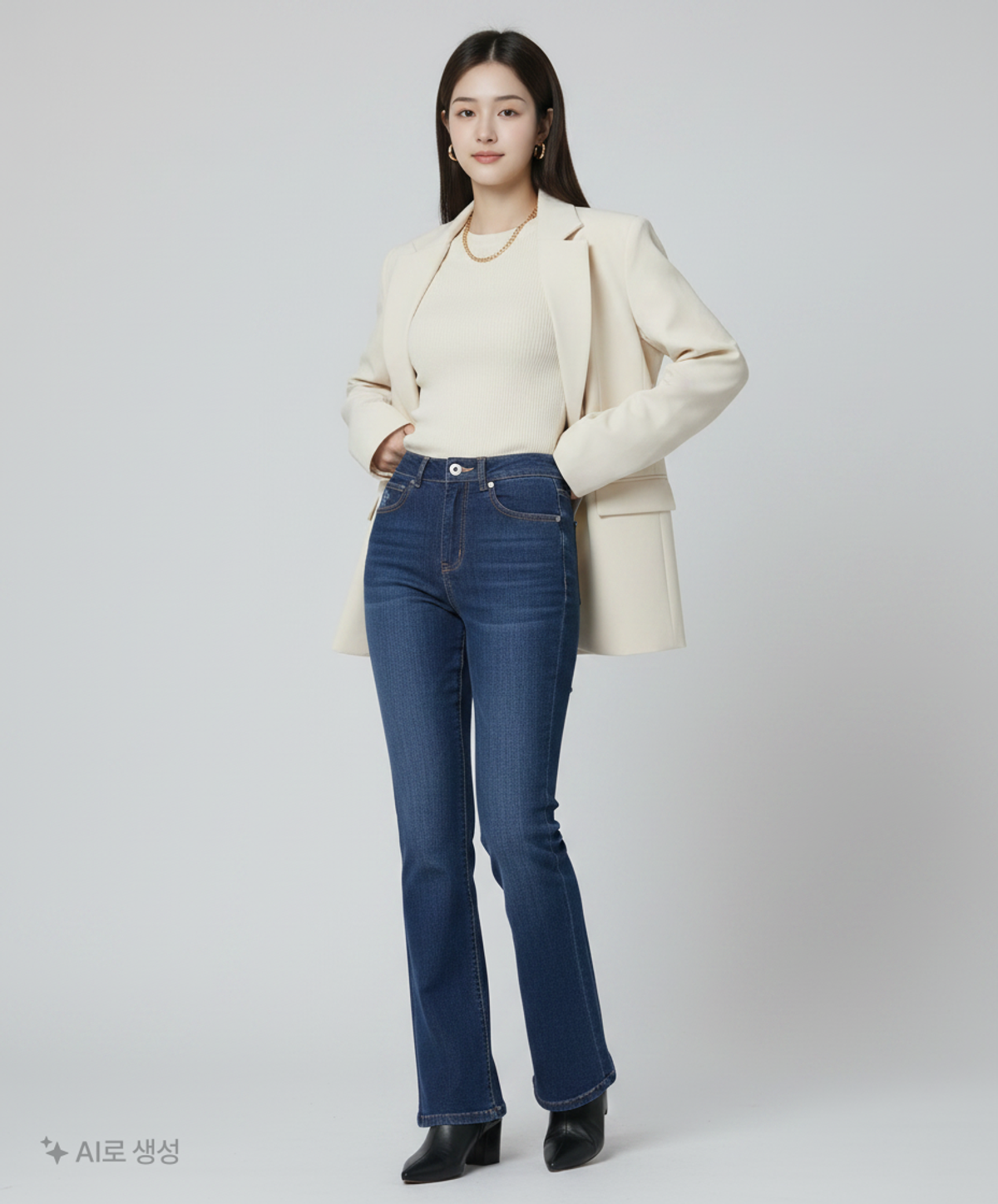 제너럴 아이디어(GENERAL IDEA) 청/데님 팬츠 XS