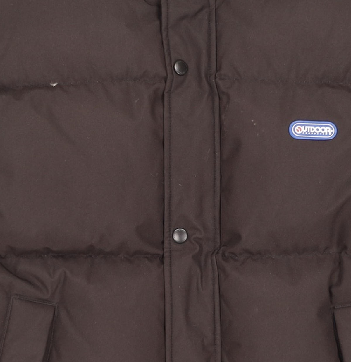아웃도어 프로덕츠(OUTDOOR PRODUCTS) [세트상품] 리버시블 다운 자켓 + 아웃도어 스몰로고 후디 S