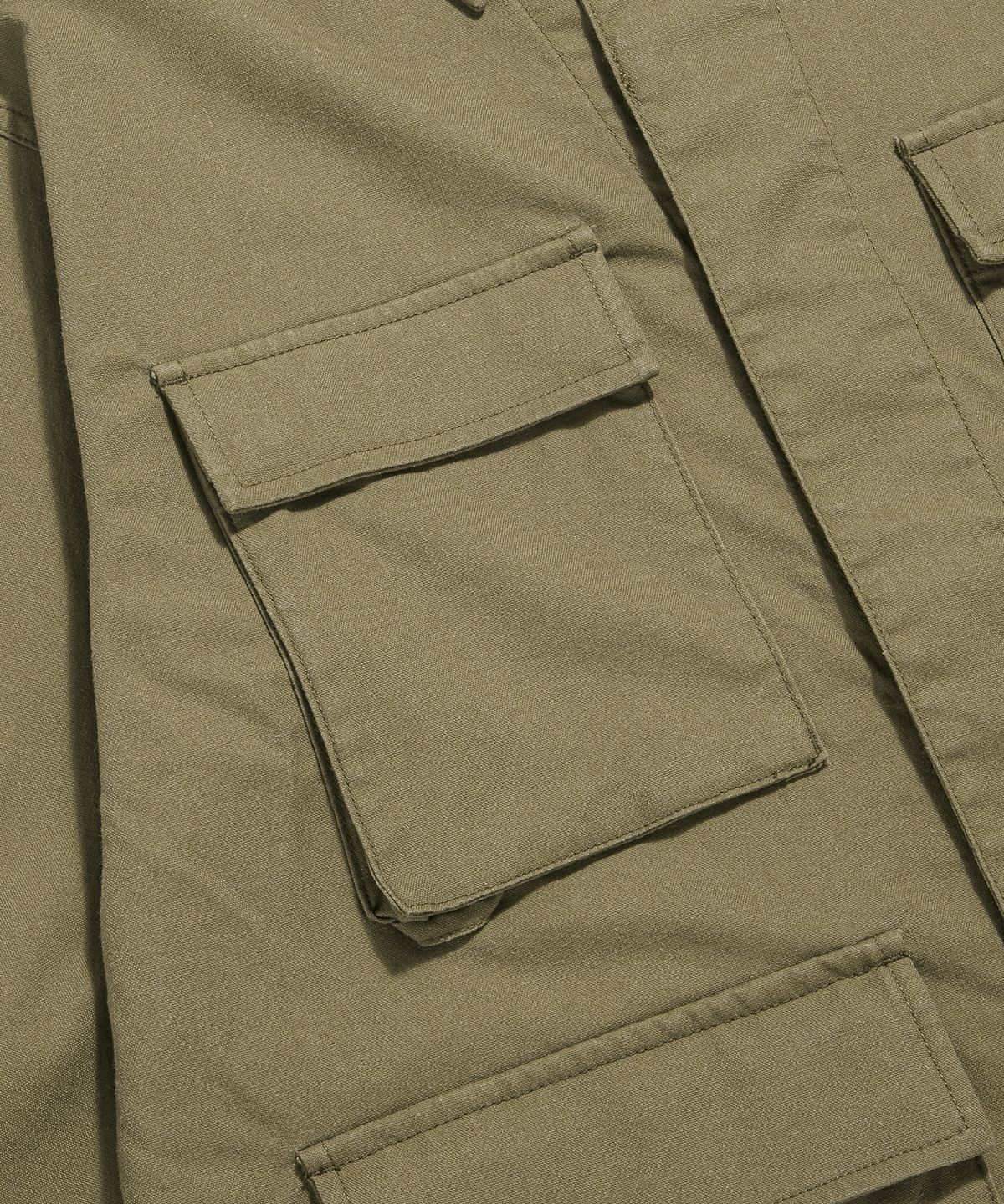 에스피오나지(ESPIONAGE) Draped Nep BDU Army Jacket Taupe